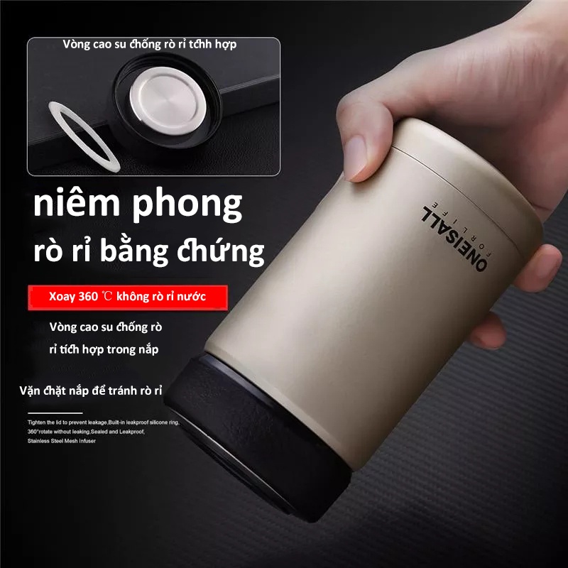 Bình giữ nhiệt,bằng thép chống gỉ Cốc bảo ôn cốc pha trà, cốc đựng nước giá trị cao,cốc giữ nhiệt ô tô inox 304 xách tay