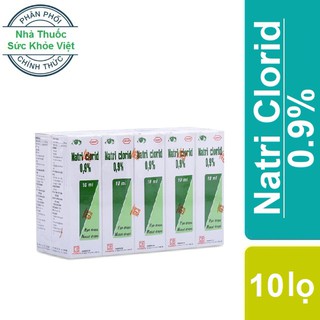 Nước muối sinh lý hồ chí minh - combo 10 lọ ✅