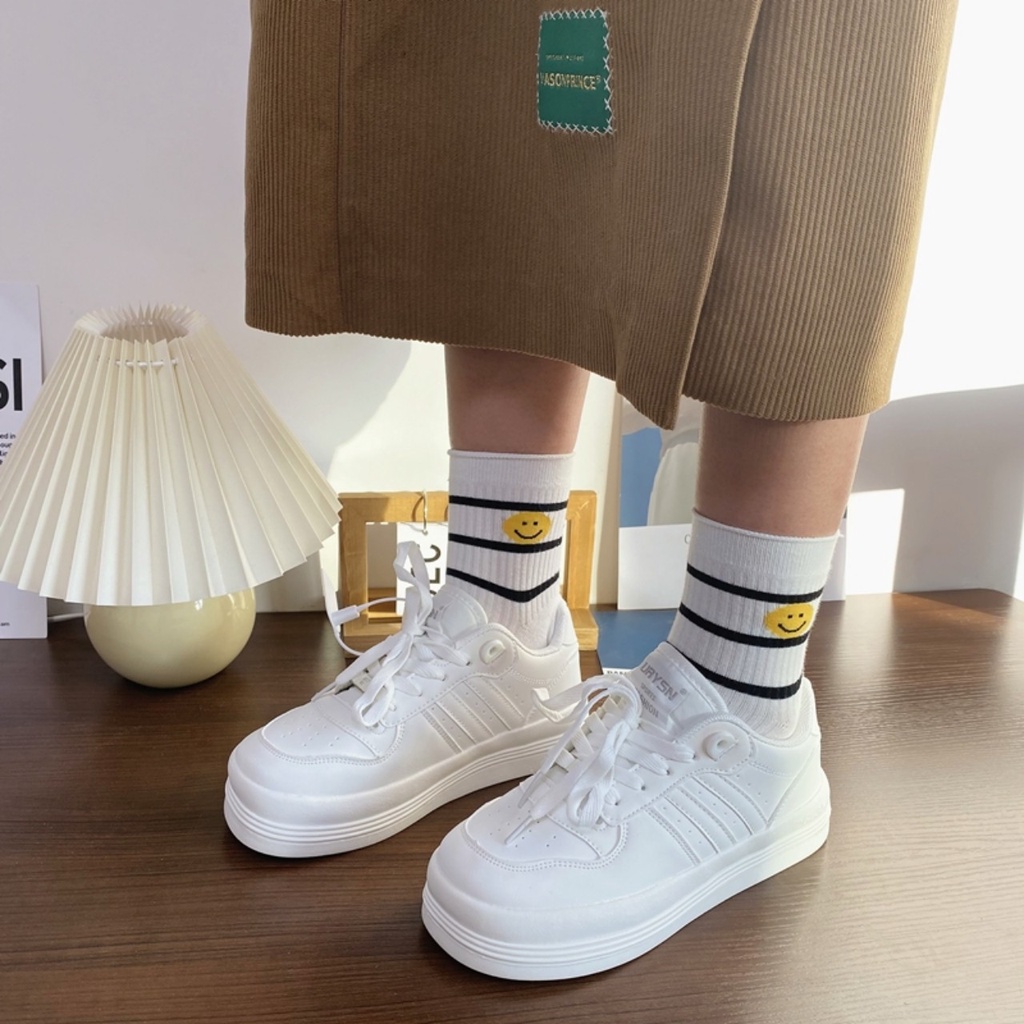 [LOẠI 1-SẴN] Giày thể thao nữ đế bằng bánh mì basic mã URYN vải canvas bata mới hot phong cách retro ulzzang đẹp cá tính | BigBuy360 - bigbuy360.vn