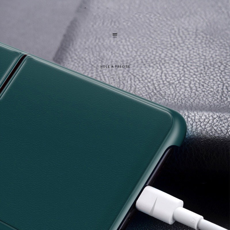 Ốp điện thoại gập chất liệu da PU dành cho Samsung Galaxy Z Flip | BigBuy360 - bigbuy360.vn