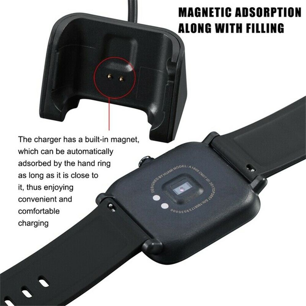 Dây Cáp Sạc Nhanh An Toàn Cho Đồng Hồ Thông Minh Huami Amazfit Bip