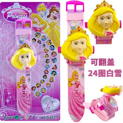 Đồng Hồ Chiếu Hình Avengers Đội Trưởng Mỹ Người Nhện Thor Batman Ironman Công Chúa Elsa Chó Cứu Hộ Chiếu 20-24 hình