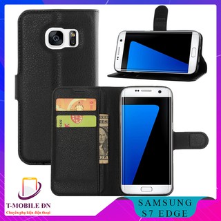 Bao da Samsung S7 Edge cao cấp có nắp gập và chống xem phim