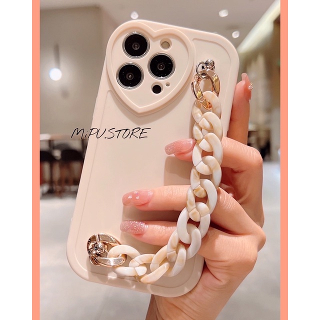 Ốp lưng i.phone trang trí dây đeo tay