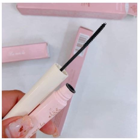 Mascara Vỏ Hồng 2 màu đen nâu - Chuốt mi Siêu Mảnh Tơi Mi Lameila Skinny Microcara