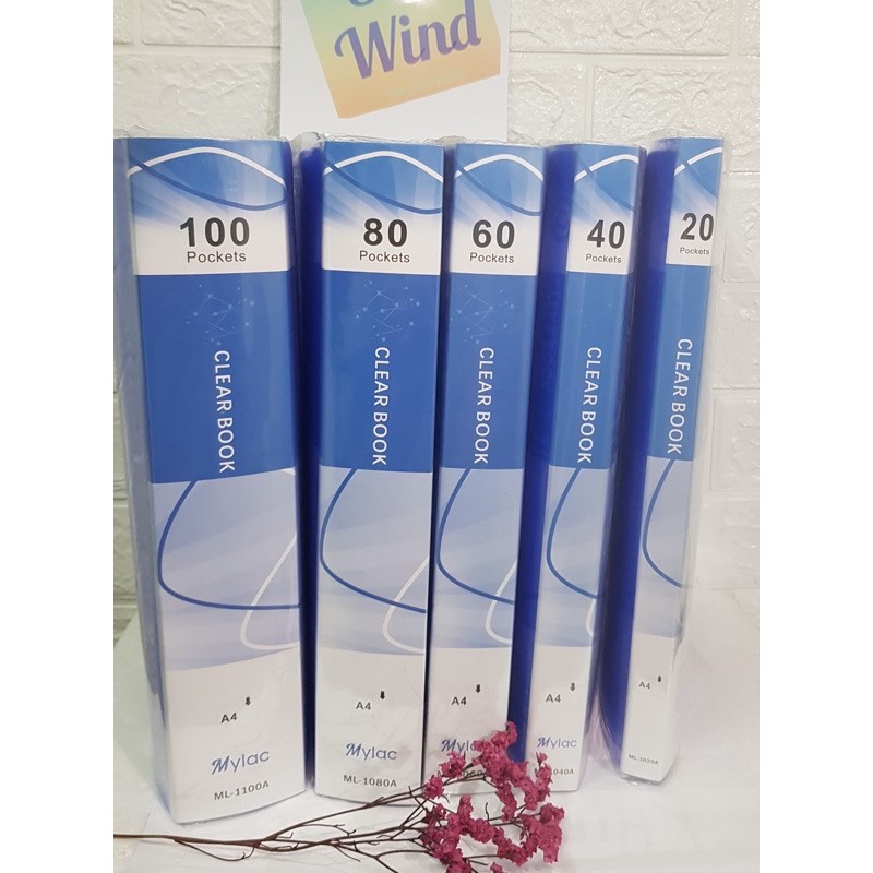 File lá mylac- Bìa 10 lá, 20 lá, 30 lá, 40 lá, 60 lá, 80 lá, 100 lá