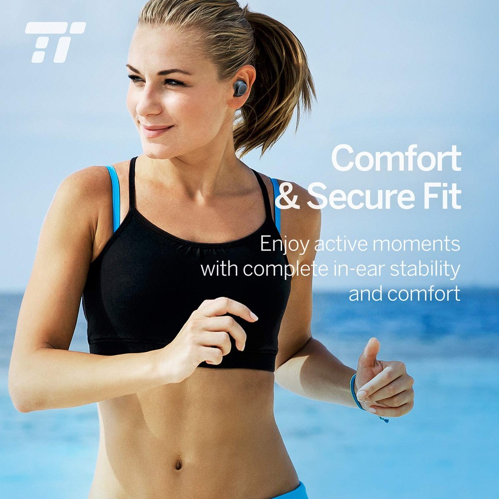 Tai Nghe TaoTronics EarBud Bluetooth kết hợp có Mic Chống Nước IPX7 120 Giờ TT-BH052 - Hàng Chính Hãng