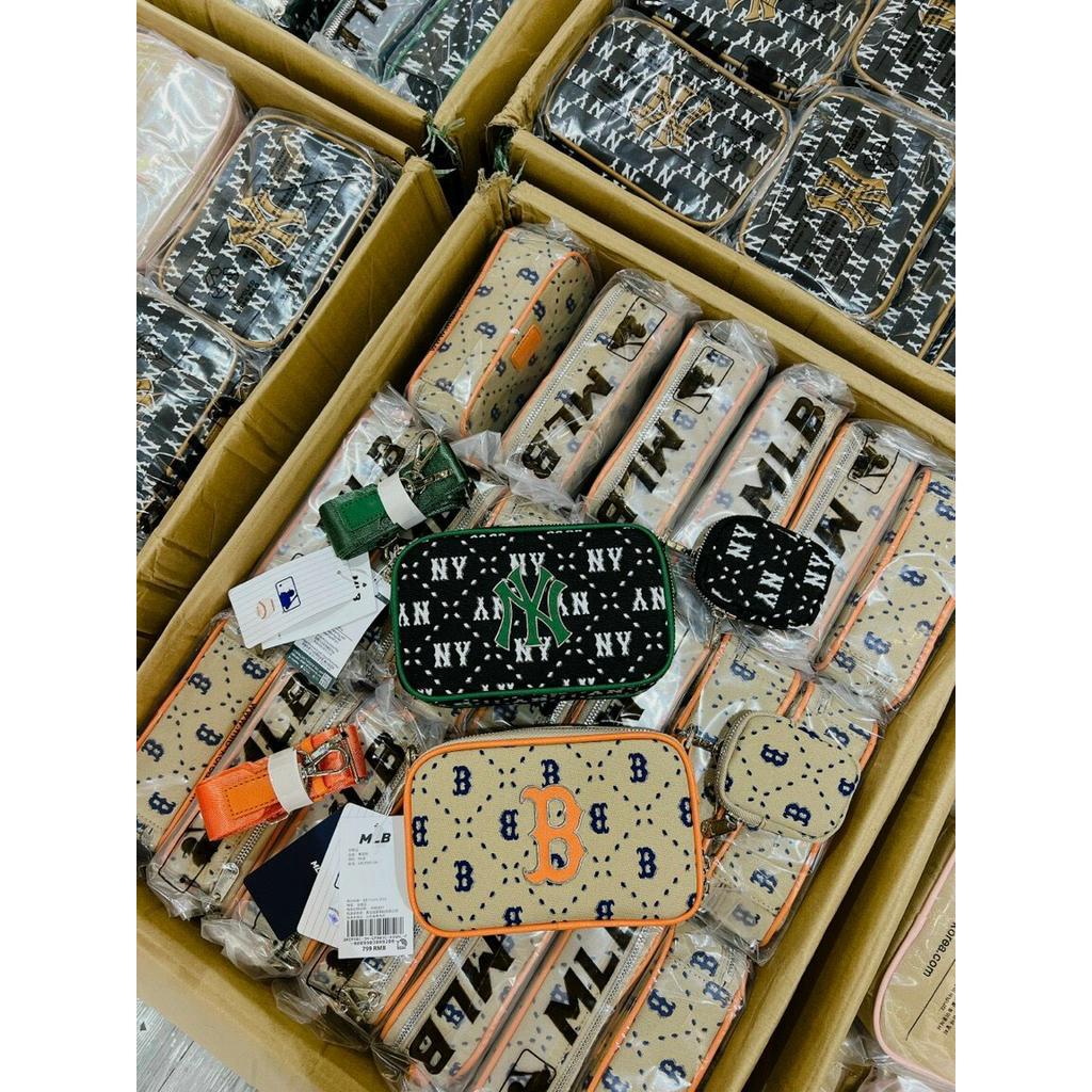 Túi đeo chéo nữ nam MLB chất liệu vải cao cấp túi đeo chéo size 19cm phong cách cá tính MTA399