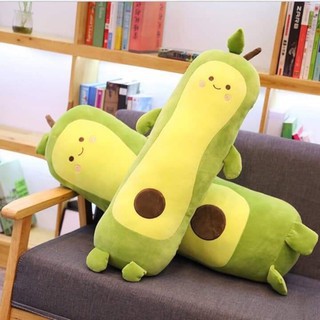 Gấu bông quả bơ dài, gối ôm hình quả bơ dễ tương dài size 45 - 80cm