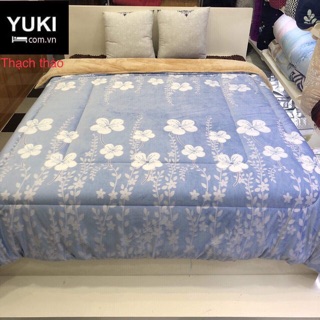 Chăn lông cừu Yuki hoa dây