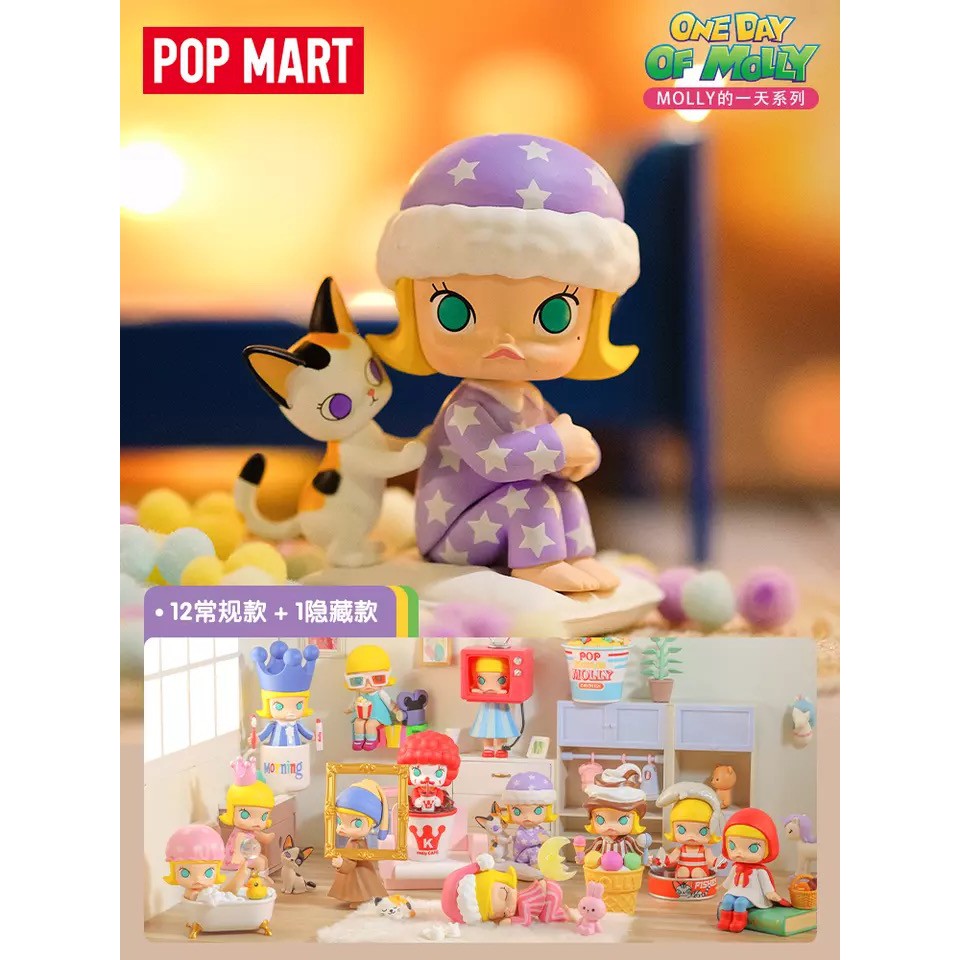 Mô Hình Búp Bê POPMART  Dễ Thương Dòng Ngày Của Molly