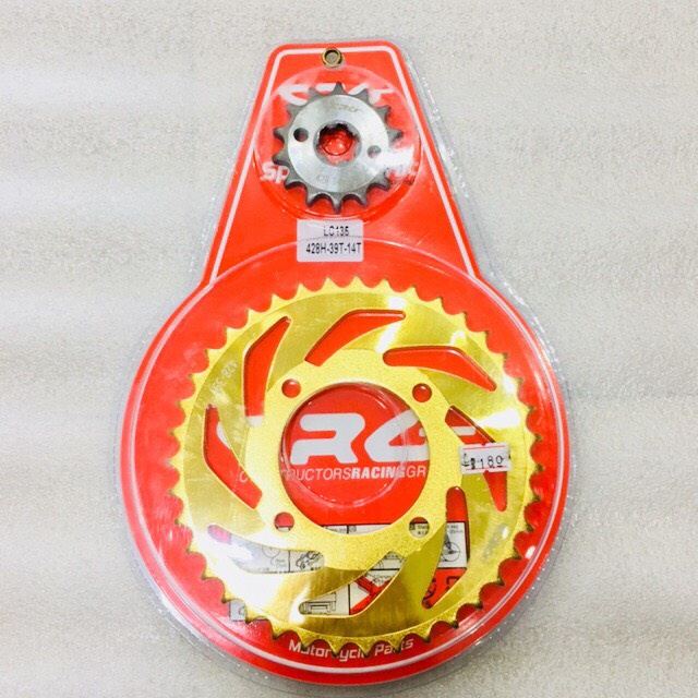 BỘ NHÔNG DĨA VÀNG CRG gắn các dòng xe EXCITER,RAIDER,SIRIUS...