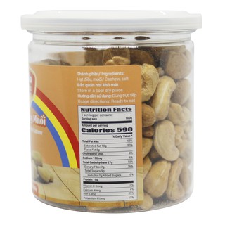 Hạt Điều Rang Muối Hộp 200g - Hello Nuts
