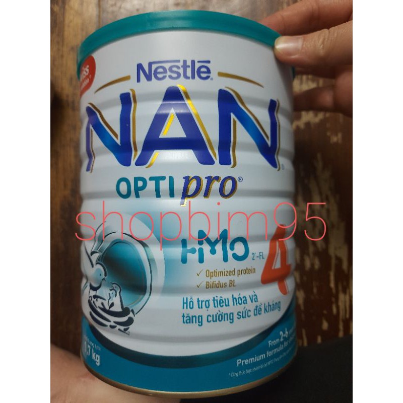 Sữa NAN HMO Optipro số 4 - 1.7kg (2-6Y date 2023)