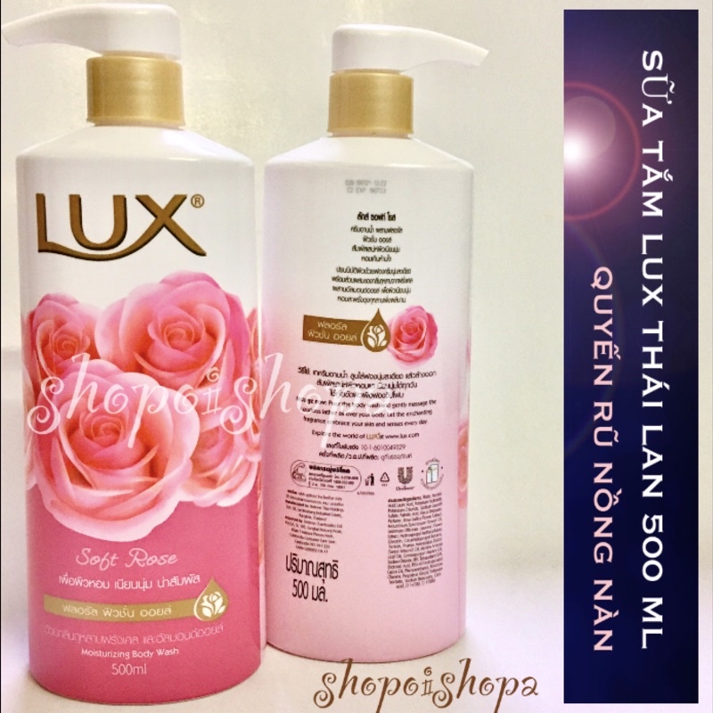 🌼 Sữa tắm Lux Thái lan mịn sạch dưỡng da 450ml