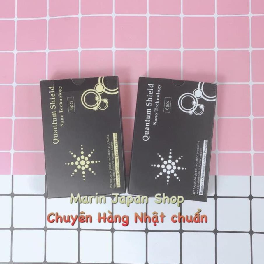 ( 6 MIẾNG) Sản phẩm miếng chip dán ngăn cản bức xạ điện từ , triệt sóng giúp chống teo não, giúp tiết kiệm năng lượng