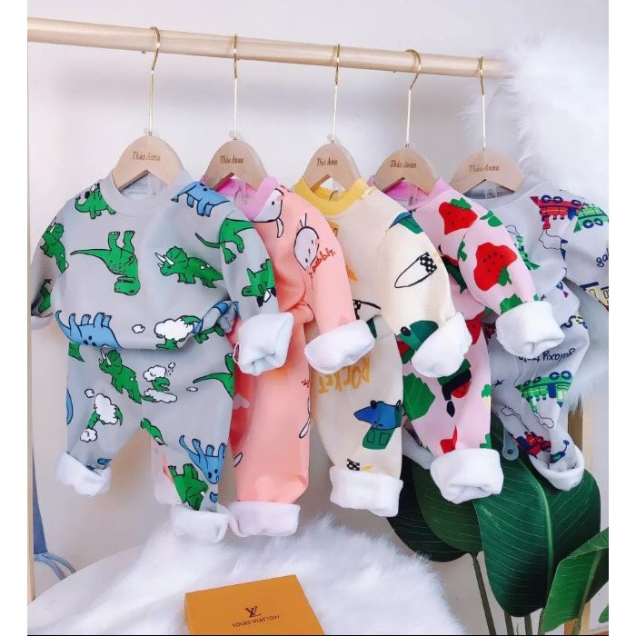 HÀNG LOẠI 1 - Bộ nỉ lông chất cực đẹp cho be tu 4-14kg