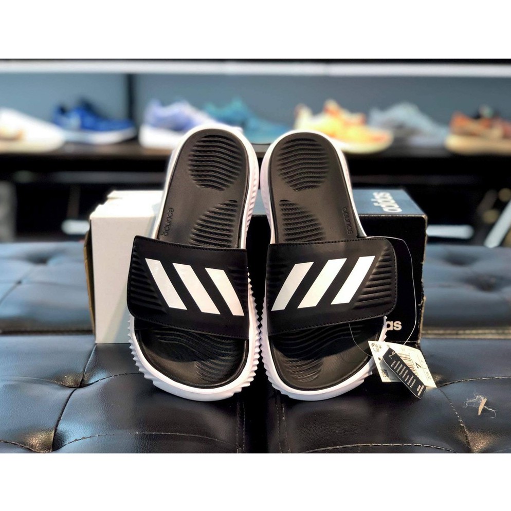 Dép Thời Trang Puma Chính Hãng FREESHIP Puma Leadcat Slides x Mercedes Team Sliver - Dép Quai Ngang Nam Nữ Đen Trắng