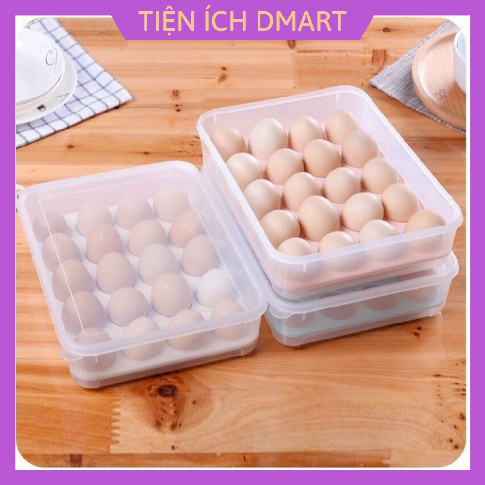 khay đựng trứng , hộp đựng trứng 24 quả nhựa Việt Nhật trong suốt