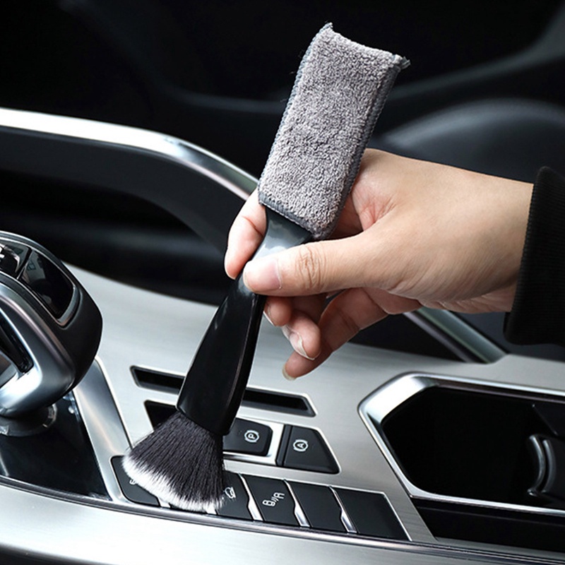 Cọ Vệ Sinh Khe Điều Hòa Xe Hơi Thiết Kế 2 Trong 1 Tiện Dụng