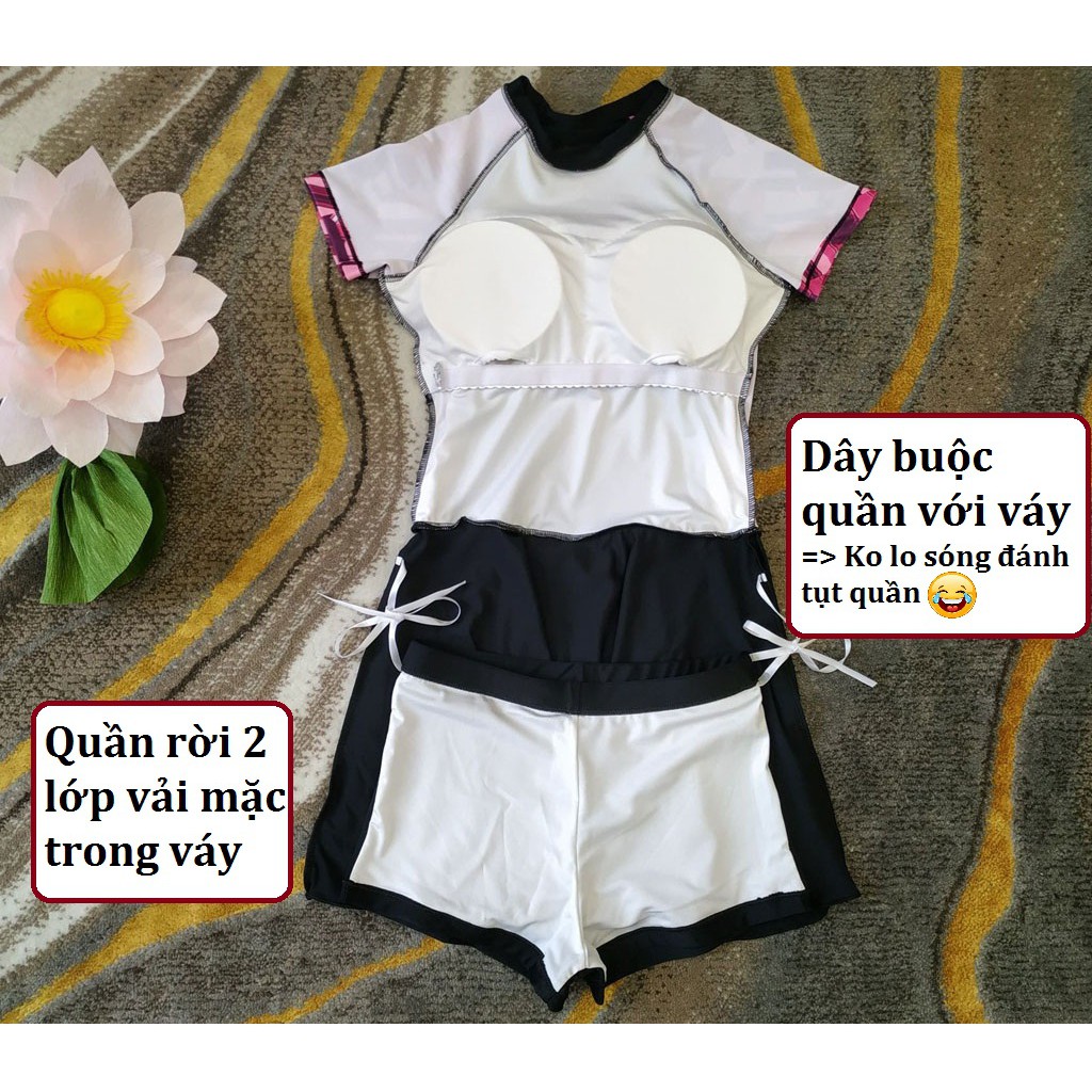 [Có Ảnh Thật] Đồ bơi nữ, đồ tắm biển dáng váy quần rời BK-381i | WebRaoVat - webraovat.net.vn