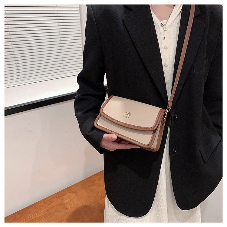 Màu Sắc Túi Đeo Chéo Vuông Nhỏ NB00263 Phong Cách retro