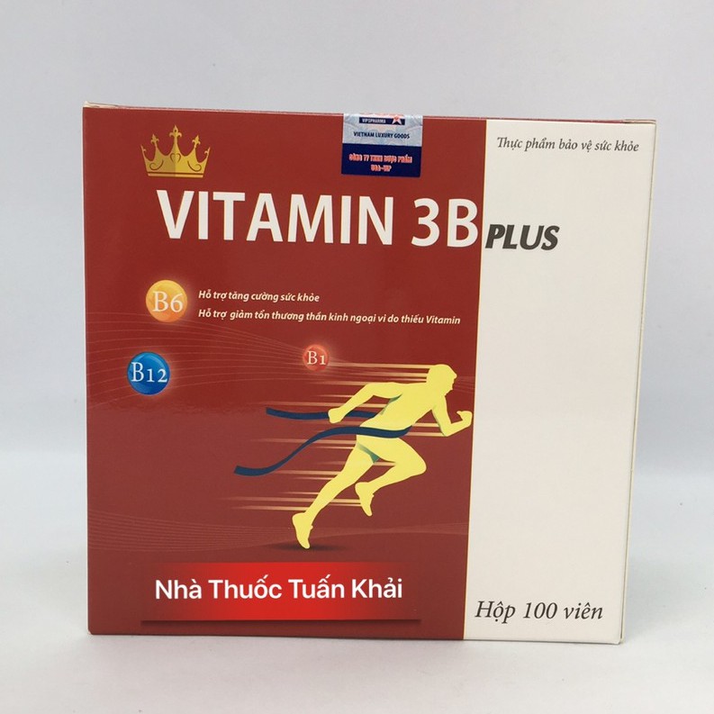 Bổ Sung VITAMIN 3B PLUS - Hộp 100 viên | Thế Giới Skin Care