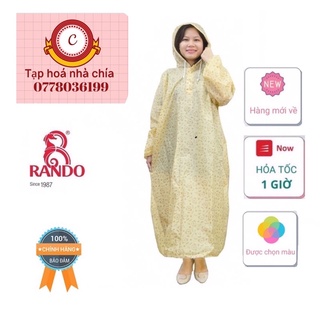 Áo mưa bít kín hai bên vải nhựa eva cao cấp chính hãng rando
