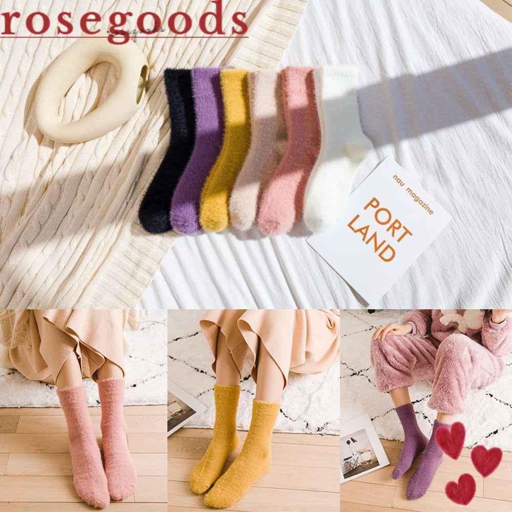 Tất Dệt Kim Vải San Hô Mềm Mại Thoáng Khí Thời Trang Mùa Đông Cho Nữ