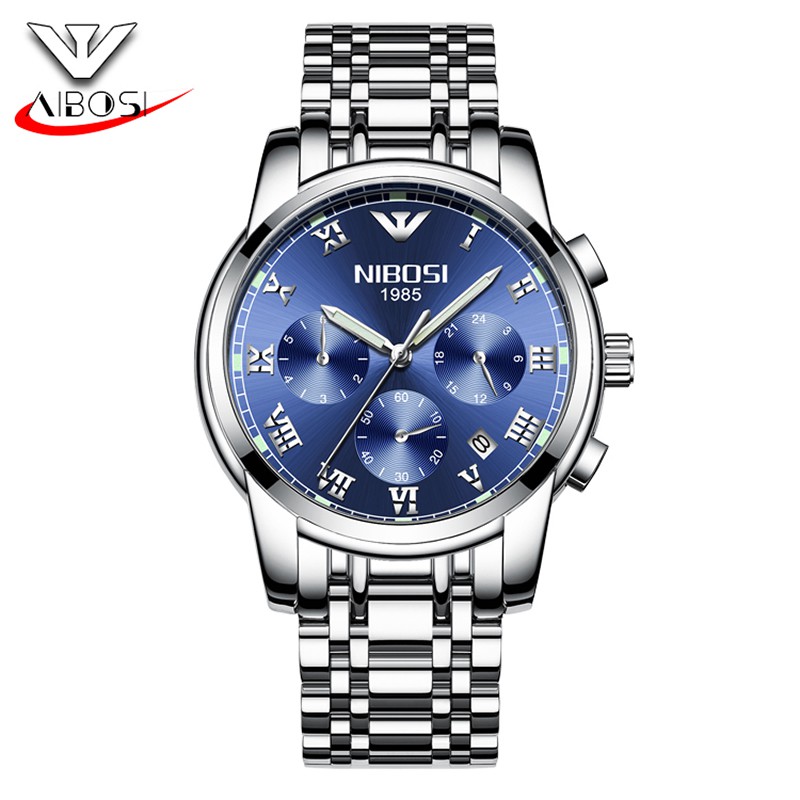 [ƯU ĐÃI SỐC] ĐỒNG HỒ NAM NIBOSI 2301 (1985) - DÂY THÉP CHẠY 6 KIM NAM TÍNH, MẠNH MẼ, HÀNG CHÍNH HÃNG- NHIỀU MÀU LỰA CHỌN | BigBuy360 - bigbuy360.vn