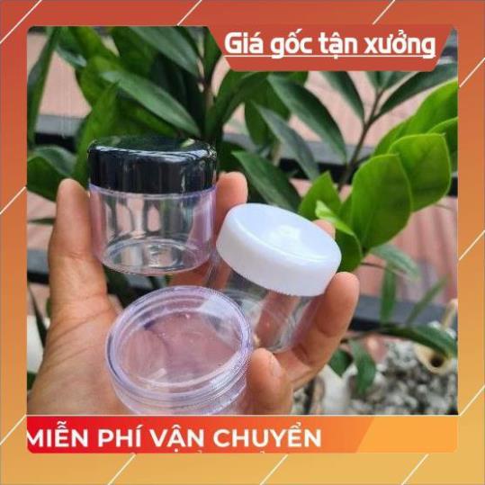 Hủ Đựng Kem ❤ GIÁ TỐT NHẤT ❤ [100c] Hủ nhựa trong 30g đựng kem, chiết mỹ phẩm , phụ kiện du lịch