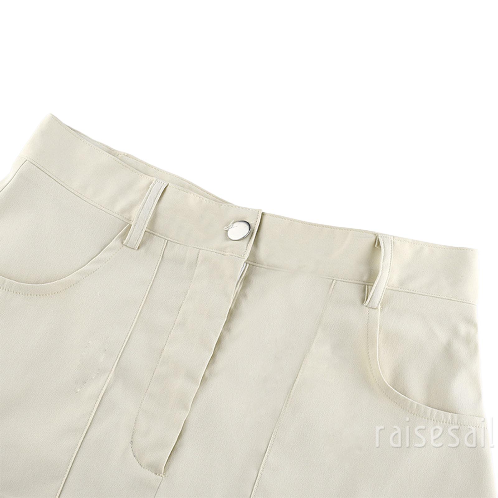 Chân Váy Chữ A Lưng Cao Màu Trơn Thời Trang Cho Nữ | BigBuy360 - bigbuy360.vn