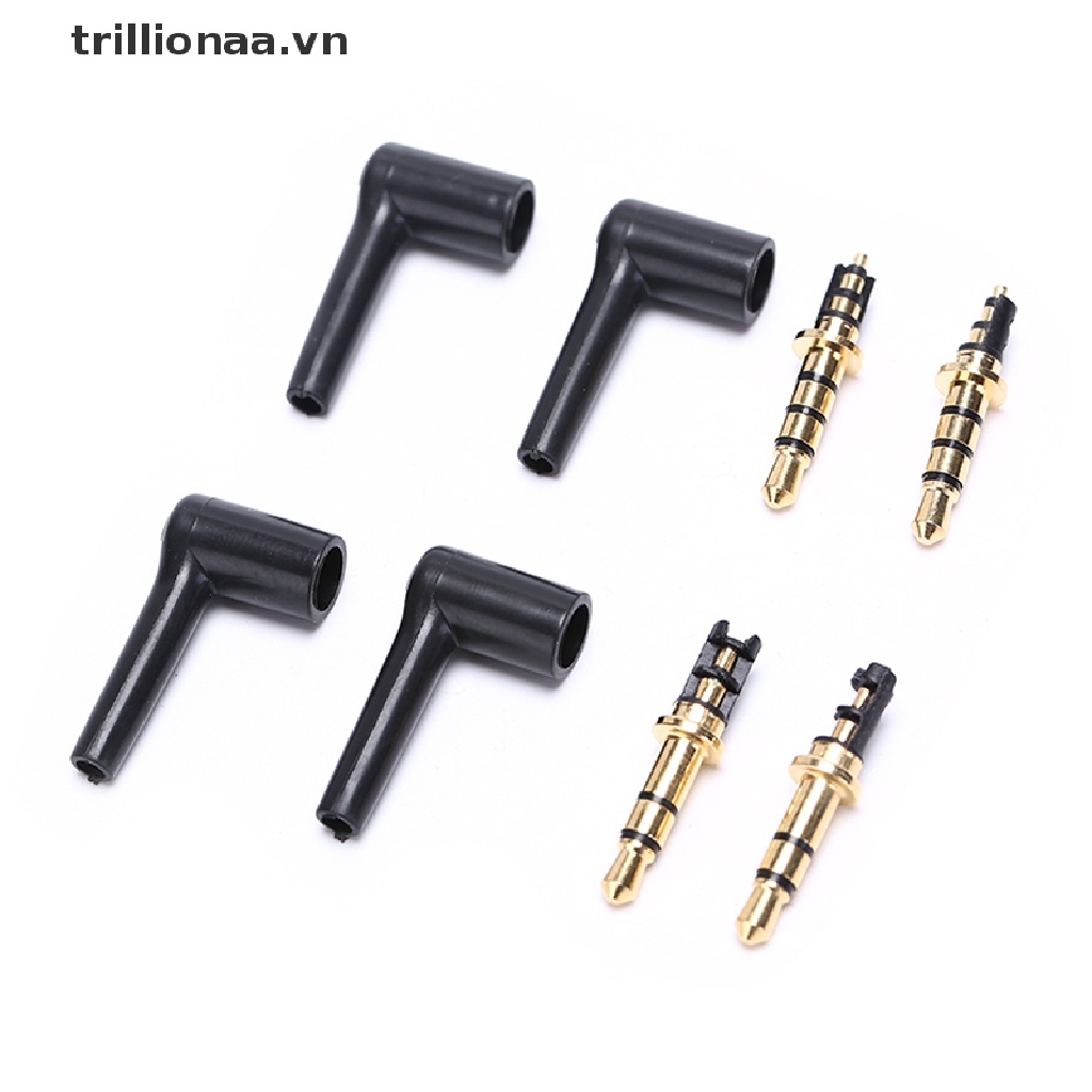 Bộ 2 Đầu Nối Chuyển Đổi Âm Thanh 3.5mm Mạ 90 Độ Chuyên Dụng