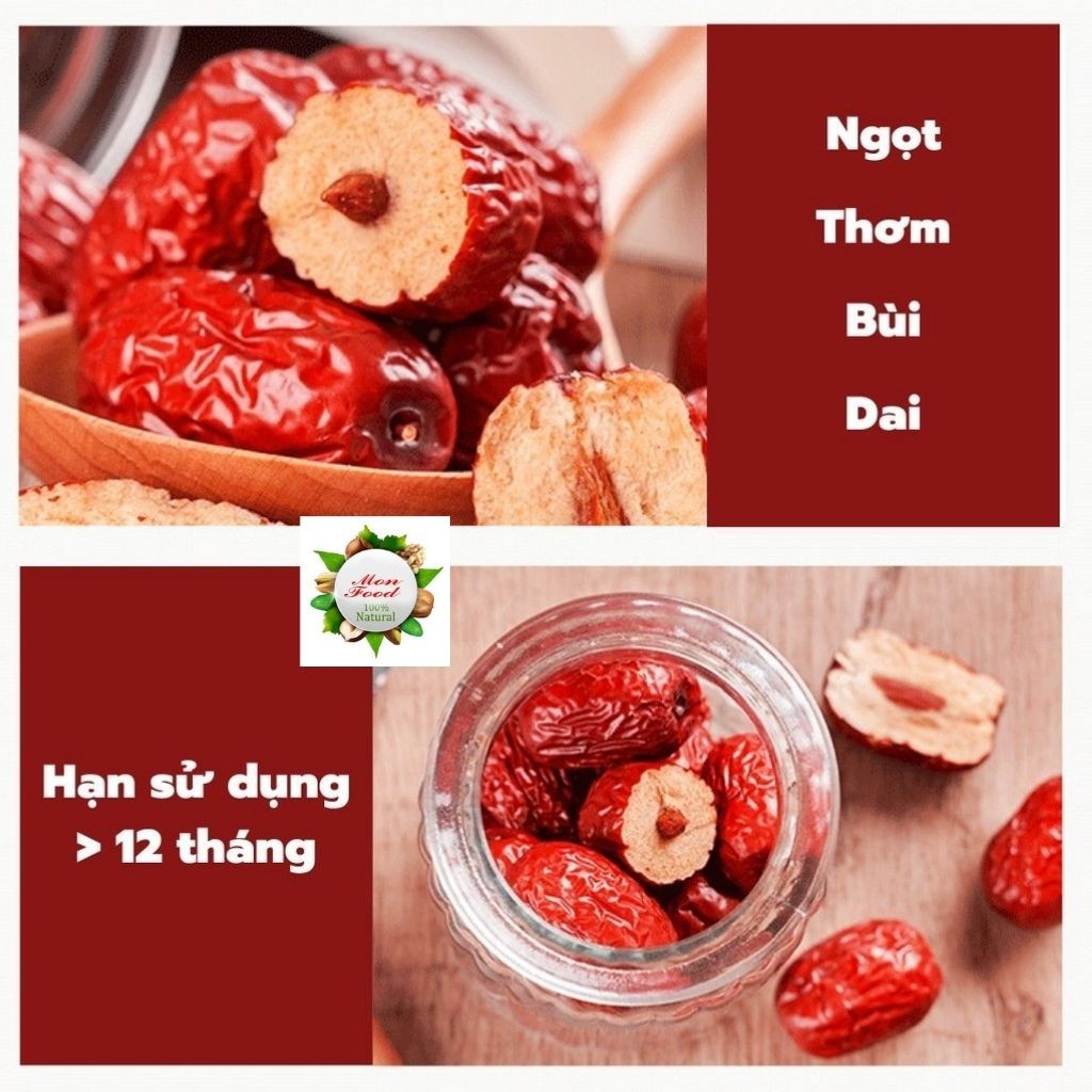 Táo Đỏ Thượng Hạng, Táo Tàu Hàn Quốc Sấy Dẻo Không Đường - ToFood86