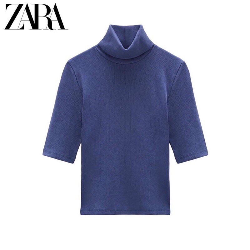 Áo len nữ cổ ngắn Zara cao cấp lên dáng ôm cực xinh