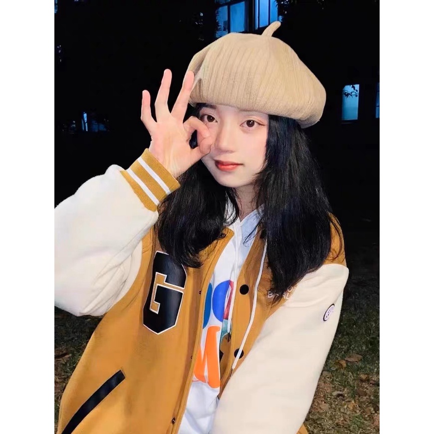 Áo Bomber MLBNY Chữ G Limited Unisex Nam Nữ Cá Tính Siêu Đẹp