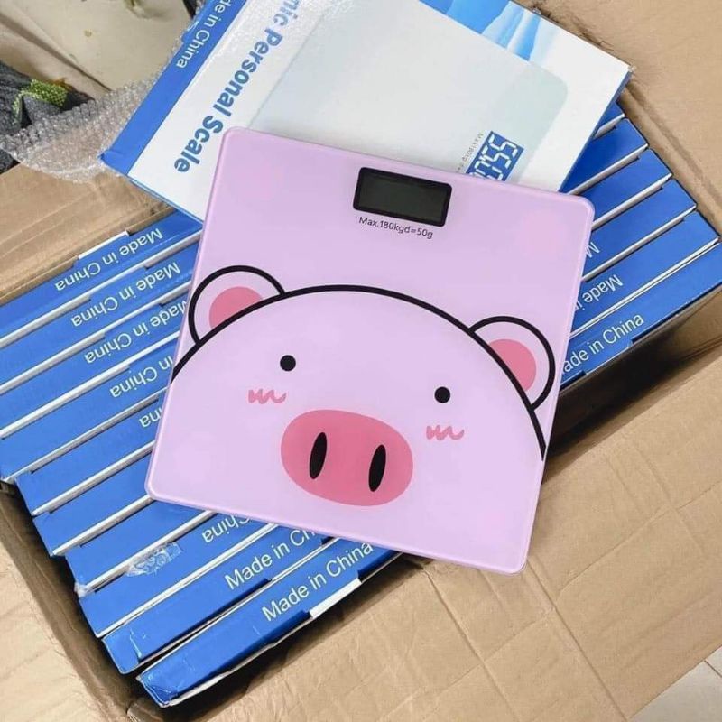 Cân Điện Tử Cân Sức Khỏe Hình Heo