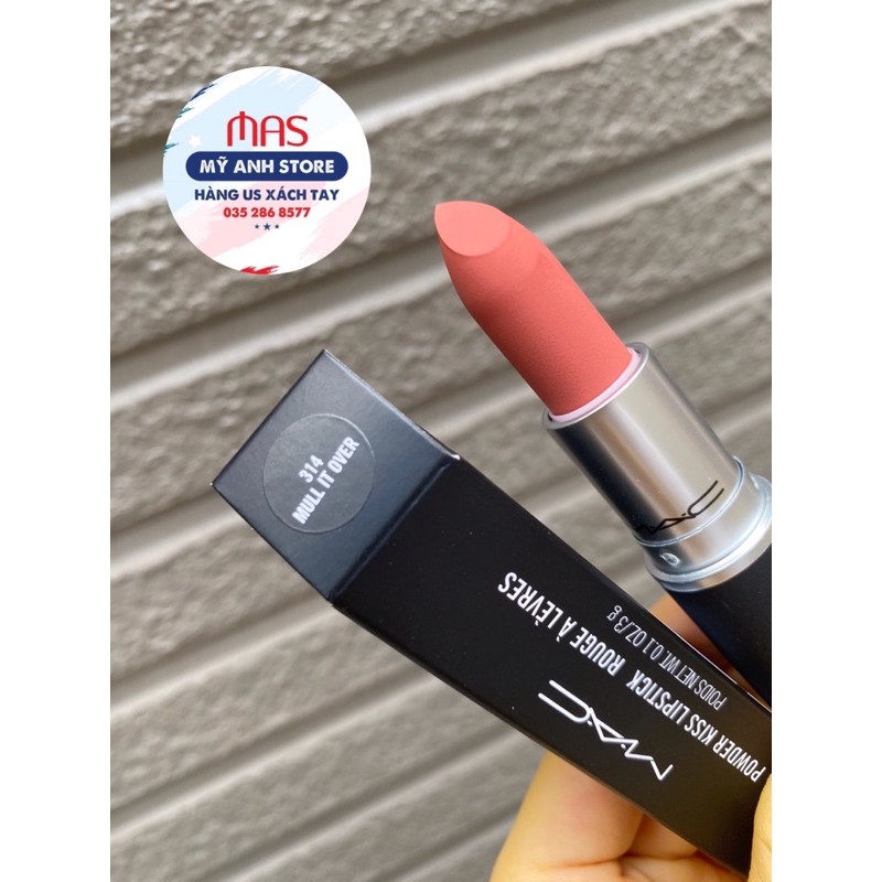 Son M.A.C 314 Mull It Over- Tone màu Tây 314