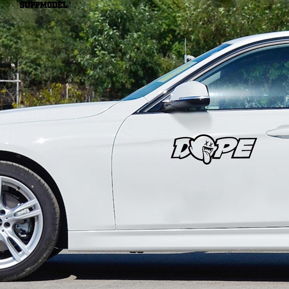 Nhãn dán họa tiết dễ thương dùng trang trí xe hơi