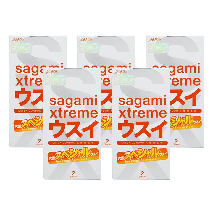 [Hàng Chính Hãng] Bao cao su siêu mỏng Sagami Extreme hộp 10 cái