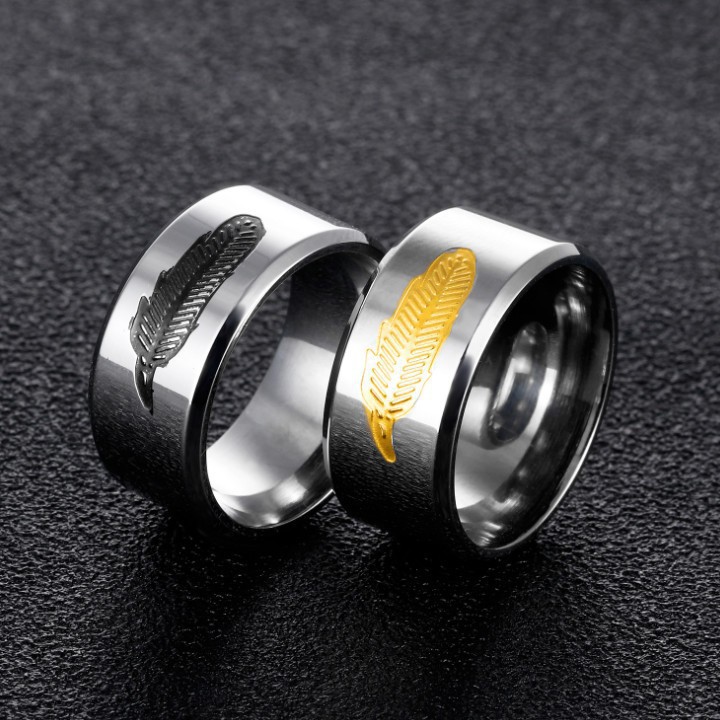 Nhẫn Nam Titan Ko Đen TT 1385