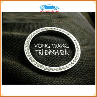 Vòng trang chí đính đá start stop cho xe ôtô - nội thất xế cưng