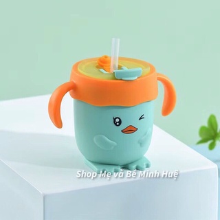 Ly uống sữa uống nước cho bé hình con vịt