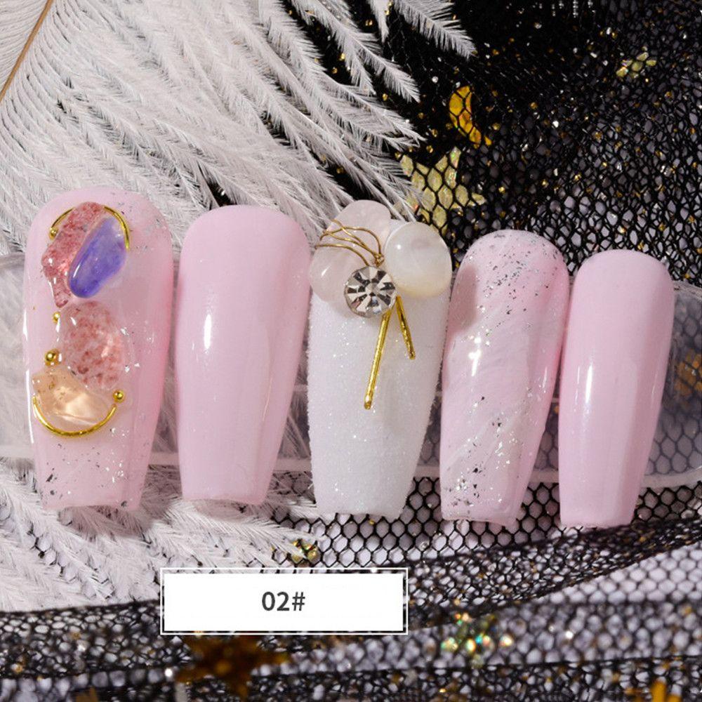 Phụ Kiện Trang Trí Móng Tay Hình Bướm Và Ngọc Trai DIY Charms