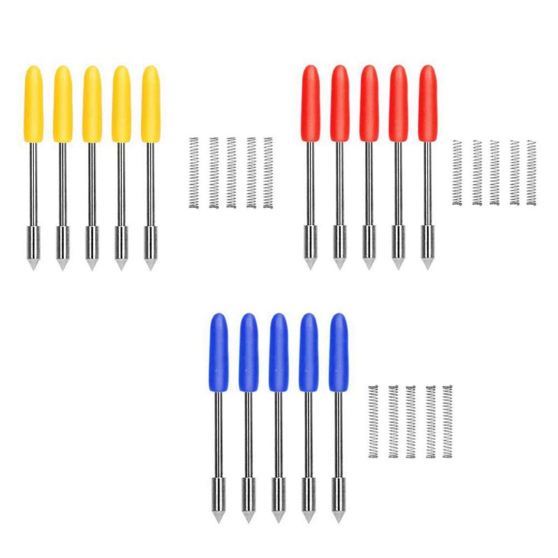 Set 30 Lưỡi Cắt 30 / 45 / 60 Độ Cho CB09 CB09U Graphtec Kèm Giá Đỡ Lưỡi Cắt