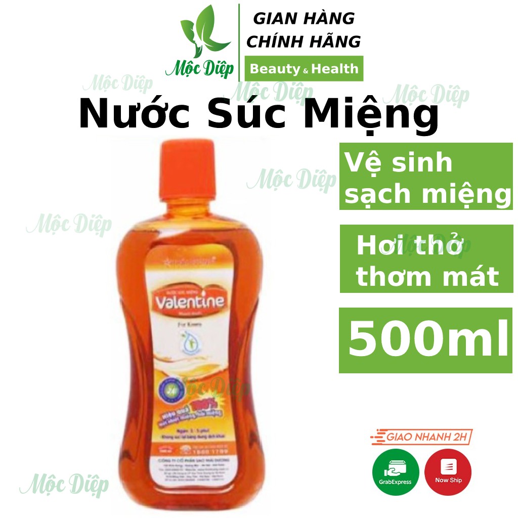 Nước súc miệng ❤️CHÍNH HÃNG👍 Nước súc miệng valetine ❤️CHÍNH HÃNG👍 hơi thở thơm mát ngăn ngừa sâu răng hôi miệng