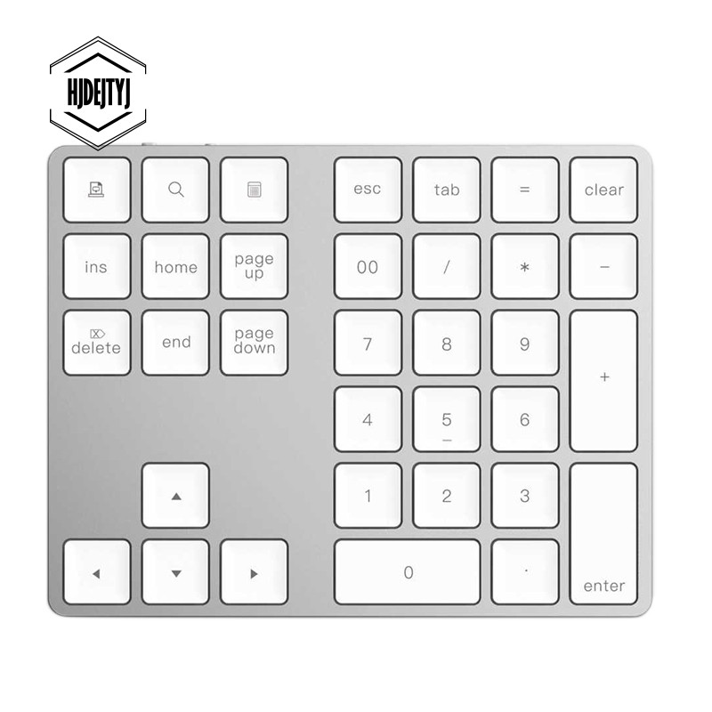 Bàn Phím Số 34 Phím Không Dây Bluetooth 3.0 Cho Laptop/Ios/Mac Os/Android