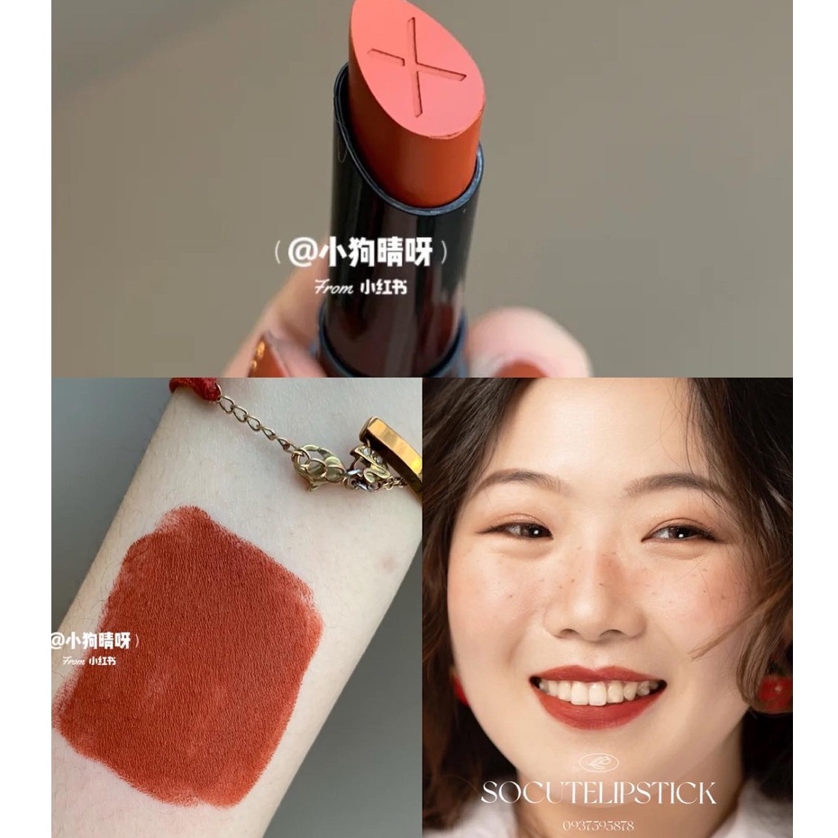 Son Lì Smashbox Out Loud Minisize - Always On Cream to Matte Lipstick OutLoud Cam Cháy Pha Đất