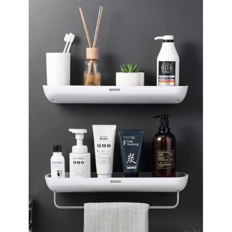 Kệ nhà tắm, kệ nhà bếp đa năng dán tường cao cấp Ecoco - ECOCO 1923