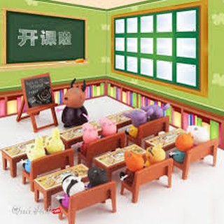 Bộ đồ chơi lớp học heo Peppa 21 nhân vật